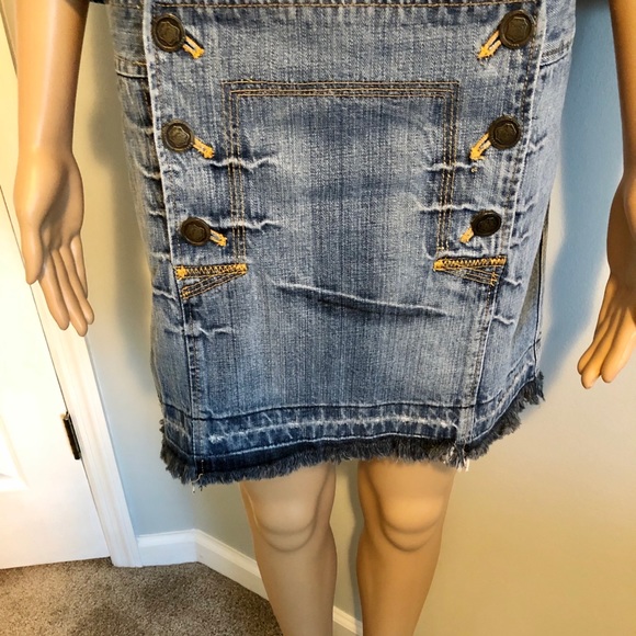 Armor Jeans Distressed Mini Skirt - Picture 2 of 8